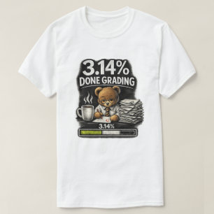 T-shirt L'ours enseignant corrige les copies