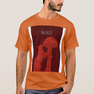 T-shirt L'ours et le fraise Espagne Madrid