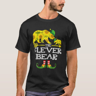 T-shirt L'ours intelligent Sunflower de tournesol drôle ca