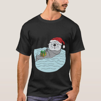 T-shirt Loutre de mer de Noël