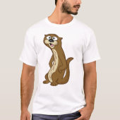 T-shirt Loutre de Rick | Reggie de garde forestière (Devant)