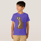 T-shirt Loutre de Rick | Reggie de garde forestière (Devant entier)