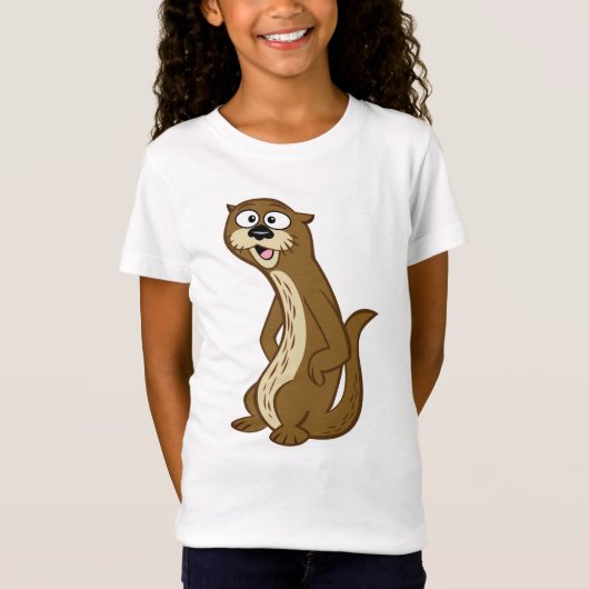 T-Shirt Loutre de Rick | Reggie de garde forestière (Devant)