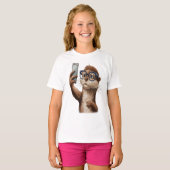 T-shirt loutre drôle (Devant entier)