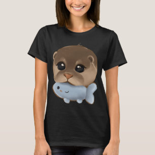 T-shirt Loutre et Jouet