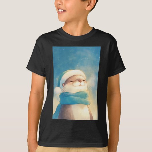 T-shirt Loutre joyeuse (Devant)