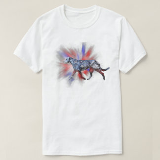T-shirt Louveteau irlandais patriotique rouge blanc et ble