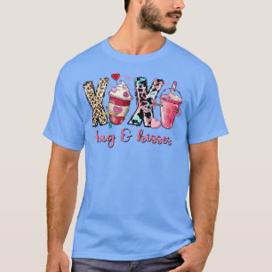 T-shirt Louveur de café Hugs and Kisses