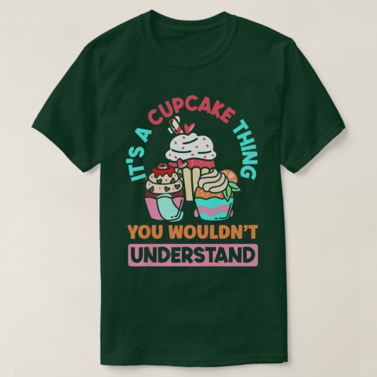 T-shirt Louveur de cuisine de Cupcake Baker (Design devant)
