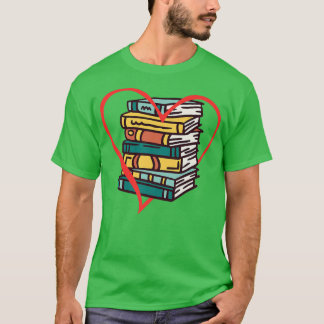 T-shirt Louveur de livres Lecture Bibliothécaire Lecteur d