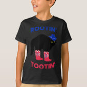 T-shirt Lovable Cowboy Cat, Rootin Tootin Cat  (Devant)