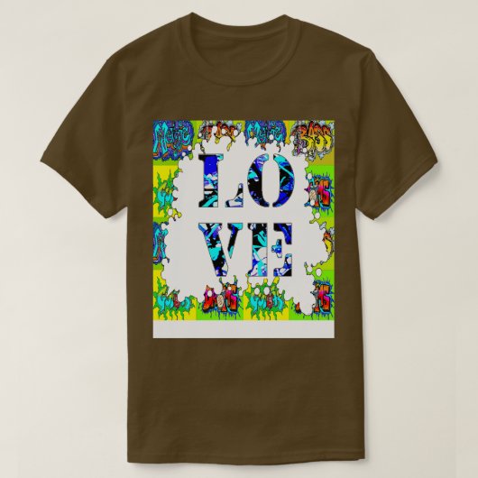 T-shirt Love 2 Graffiti (Design devant)