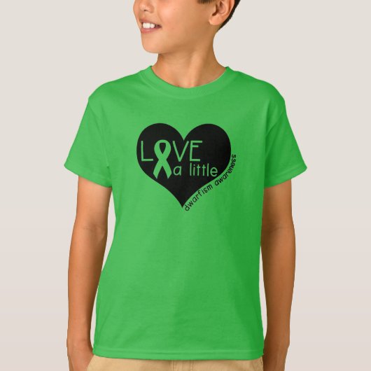 T-shirt Love A Little Dwarfism Awareness Shirt (Devant)