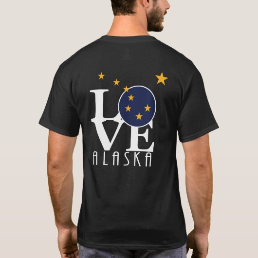 T-shirt LOVE Alaska (partie arrière) (Dos)
