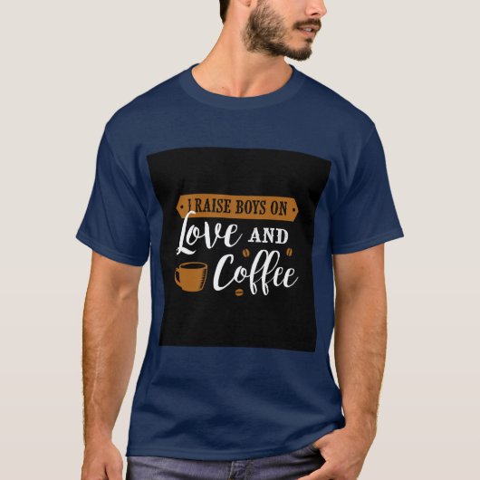 T-shirt Love and Coffee (Devant)