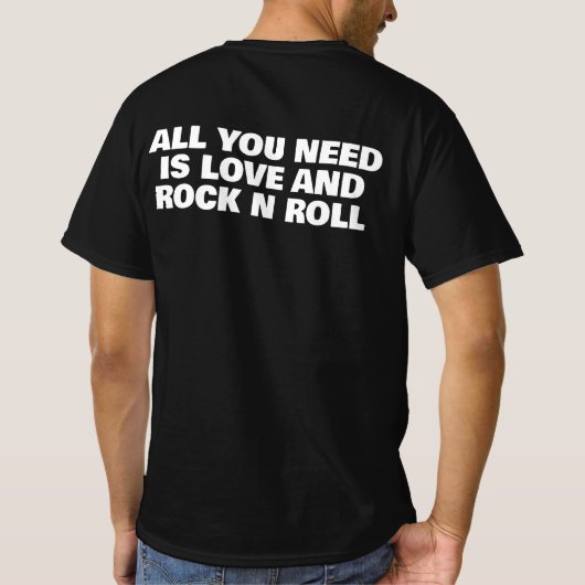 T-shirt Love and Rock N Roll (Dos)