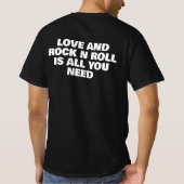 T-shirt Love and Rock N Roll (Dos)