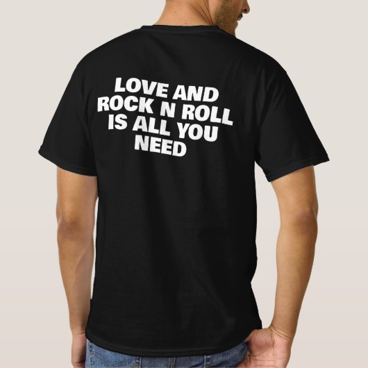 T-shirt Love and Rock N Roll (Dos)
