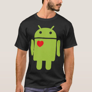 T-shirt Love Android
