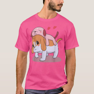 T-shirt Love Animal tenues mignonne 