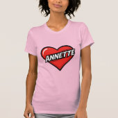 T-shirt Love Annette (Devant)