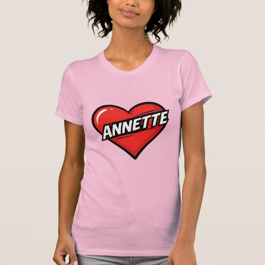 T-shirt Love Annette (Devant)