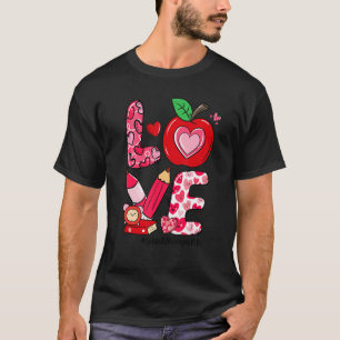 T-shirt LOVE Apple Heart Speech Therapist Life Valentine's