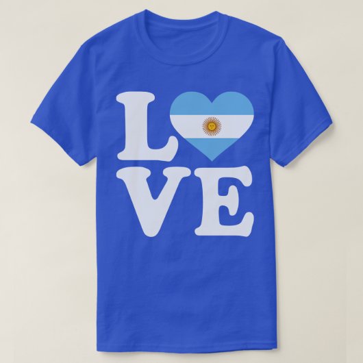 T-shirt Love Argentina (Design devant)