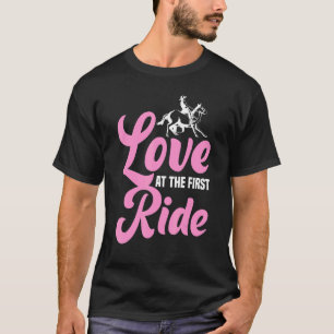 T-shirt Love At First Ride Racetrack Horse Racer Derby