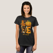 T-shirt LOVE Automne thème 3e année professeur (Devant entier)
