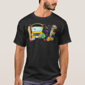 T-shirt Love Back To School Bus Driver First Day Of School (Devant)