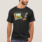 T-shirt Love Back To School Bus Driver First Day Of School (Devant)