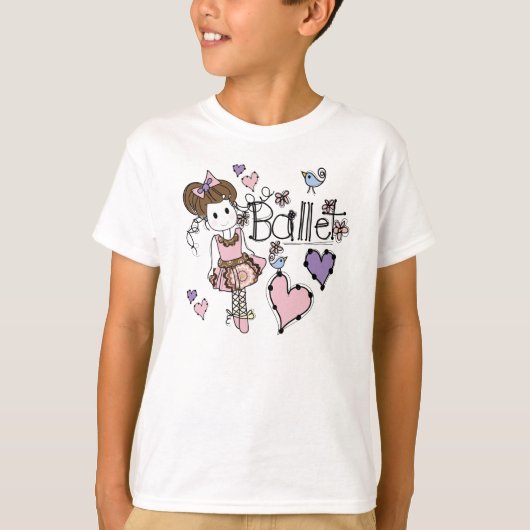 T-shirt Love Ballet (Devant)