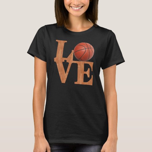 T-shirt Love Basketall (Devant)