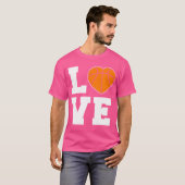 T-shirt Love Basketball (Devant entier)