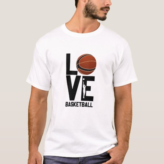 T-shirt Love Basketball (Devant)