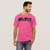 T-shirt Love Basketball (Devant entier)