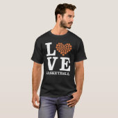 T-shirt Love Basketball - Heart by Balls (Devant entier)