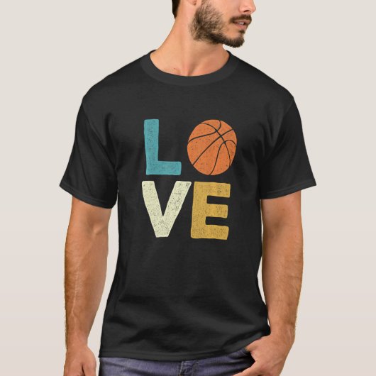T-shirt Love Basketball Player Coach Point Guard Ball Shoo (Devant)
