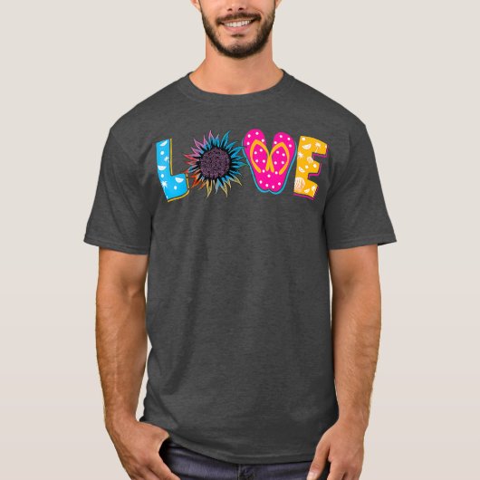 T-shirt Love Beach (Devant)