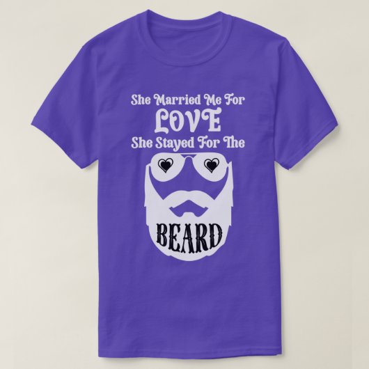 T-shirt Love Beard 1 (Design devant)