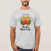 T-shirt Love Bees Valentine Unisex (Devant)