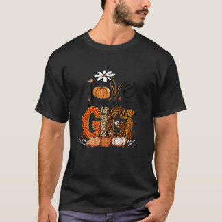 T-shirt Love being called gigis Grandma gigi Halloween 