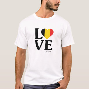 T-shirt Love Belgique