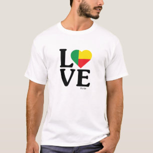 T-shirt Love Bénin
