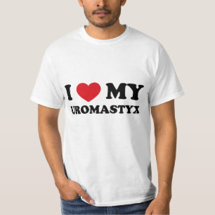 T-shirt Love Beyond Species : J'aime mon Uromastyx
