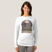 T-shirt "Love Bites & Eternal Frights" Squelette long (Devant entier)