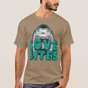 T-shirt Love Bites Shark Love Happy Valentines Day Wife Hu