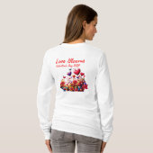 T-shirt Love Blooms - Saint Valentin 2024 (Dos entier)