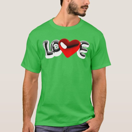 T-shirt Love Bubble family (Devant)
